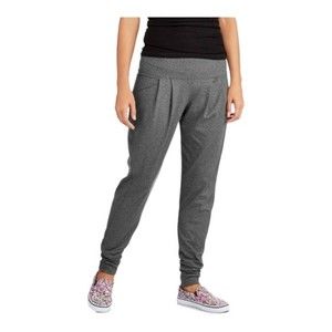 Danskin Now Women M Dri-More Pleated Studio Joggers Leggings Pants Grey Stretchy
